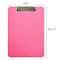 JAM Paper Letter Size Plastic Clipboards, 12ct.